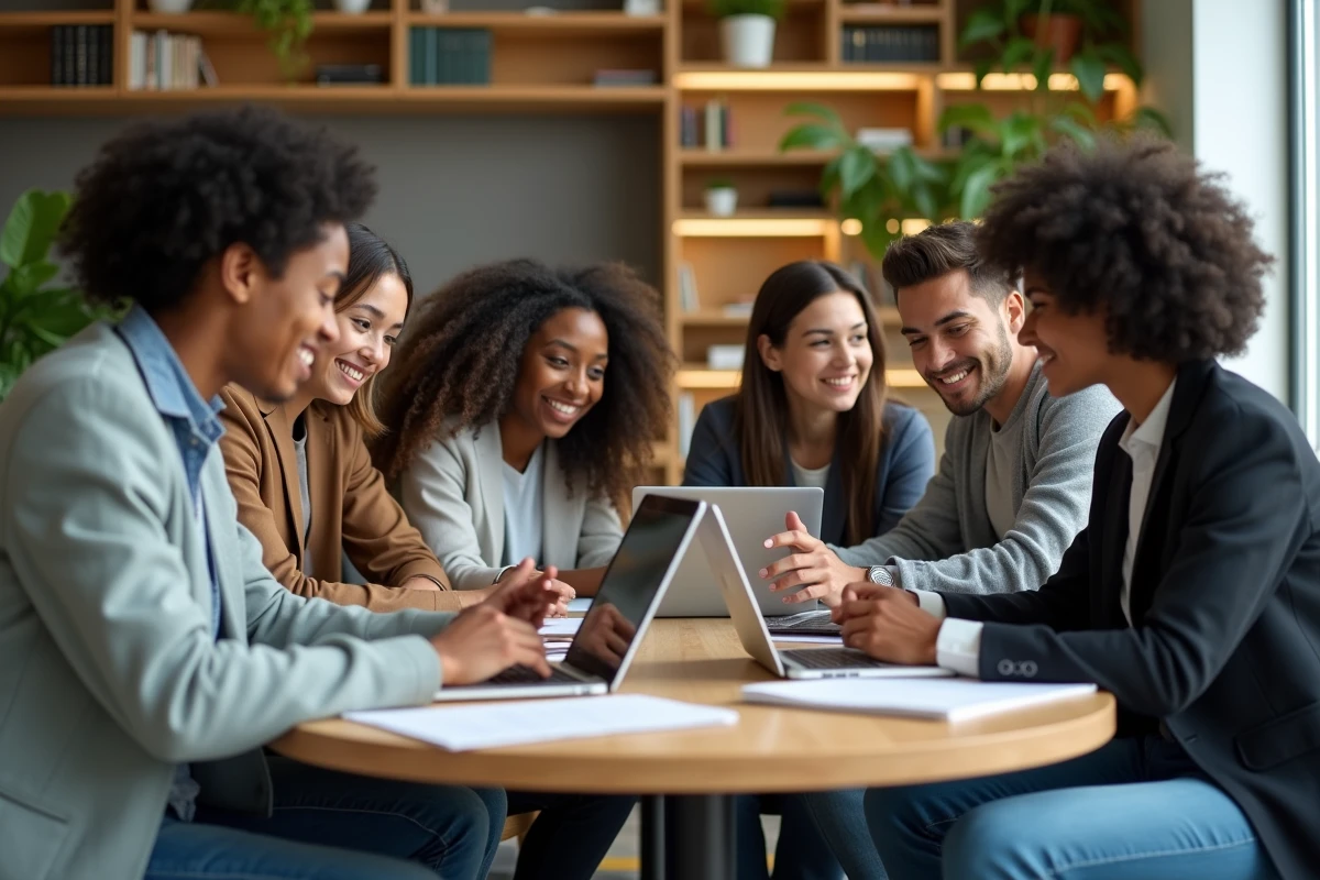 Groupe d'étudiants universitaires en collaboration